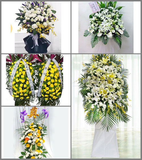 云南曲靖陆良县大莫古镇阿油铺村白事花篮预定